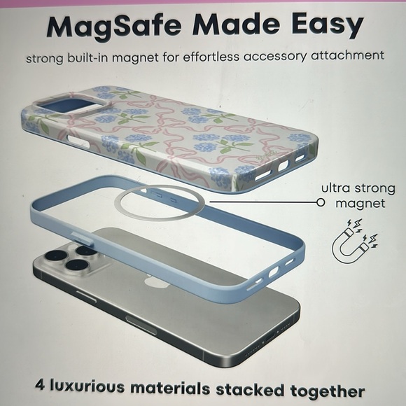 Stardust Coquette MagSafe iPhone 14 Pro Case - Picture 7 of 7